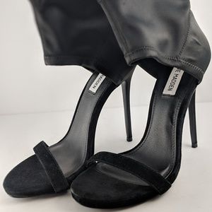Black Steve Madden Stiletto Ankle Heels